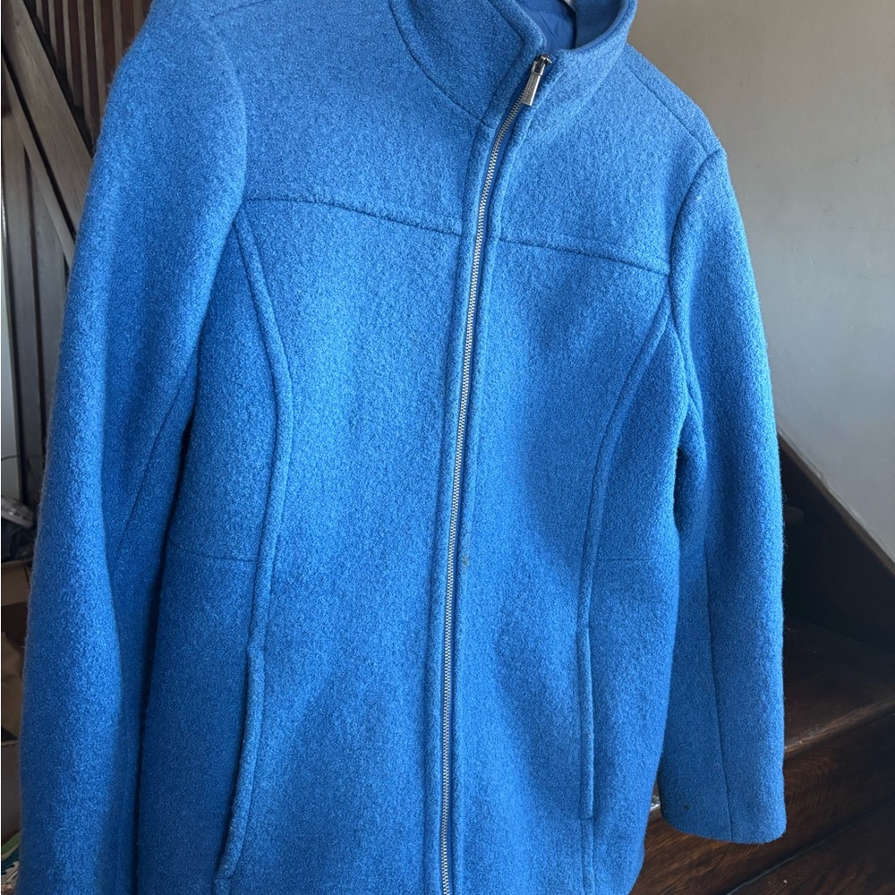 Lands End size M Petite wool pea coat